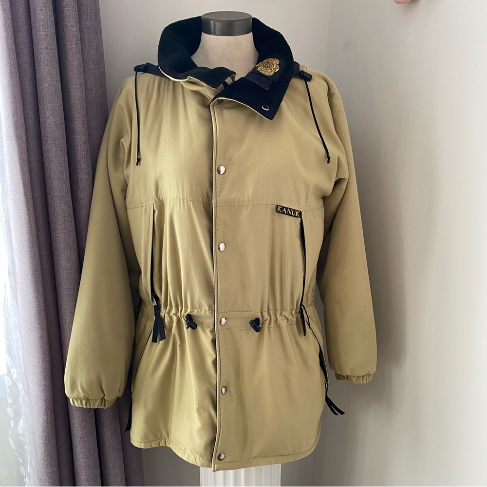 ❌SOLD❌KANUK Beige Jacket with Black Details